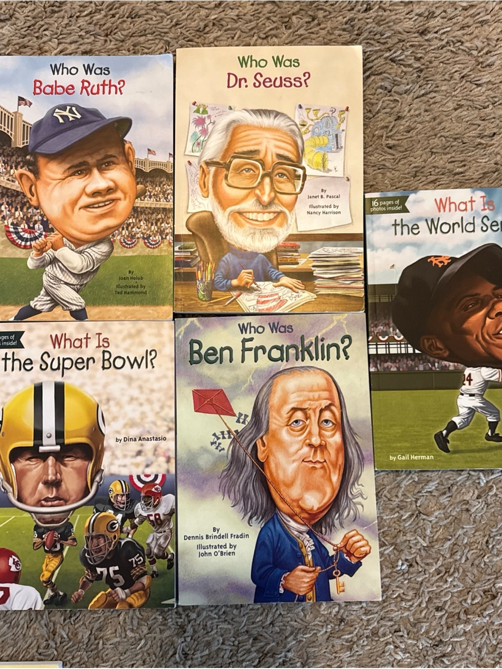 Lot of 9 Who Was / What Is Series Children's Biography Chapter Books HQ History - Picture 4 of 6